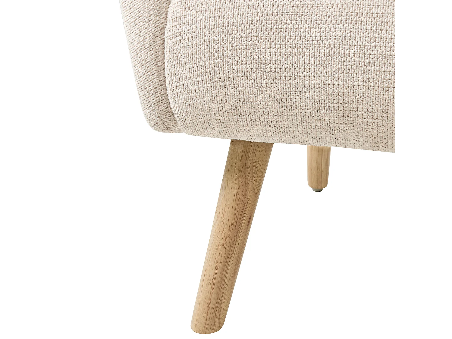 Fauteuil PLASSEN Tissu Beige clair