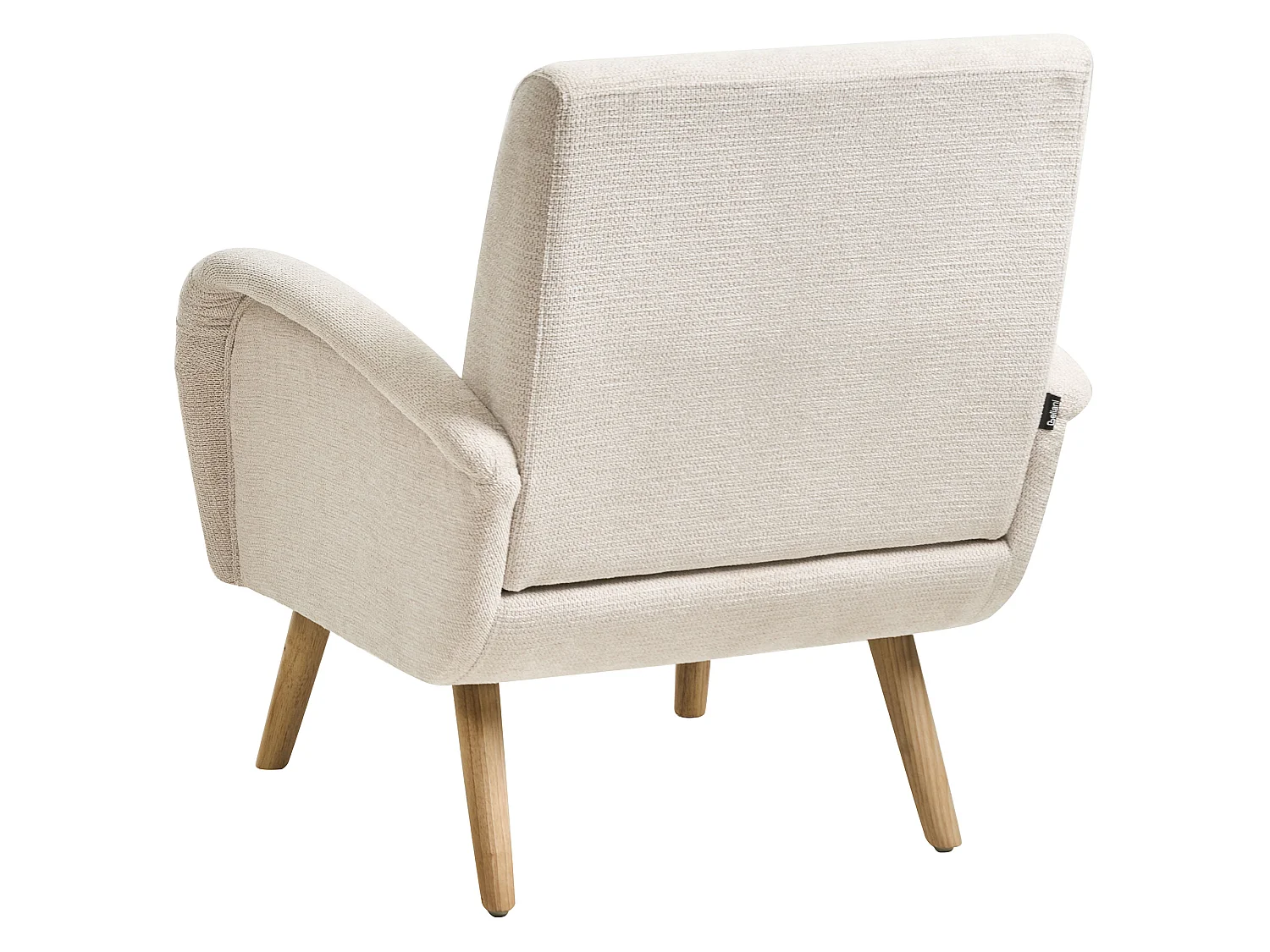 Armchair PLASSEN Fabric Light Beige