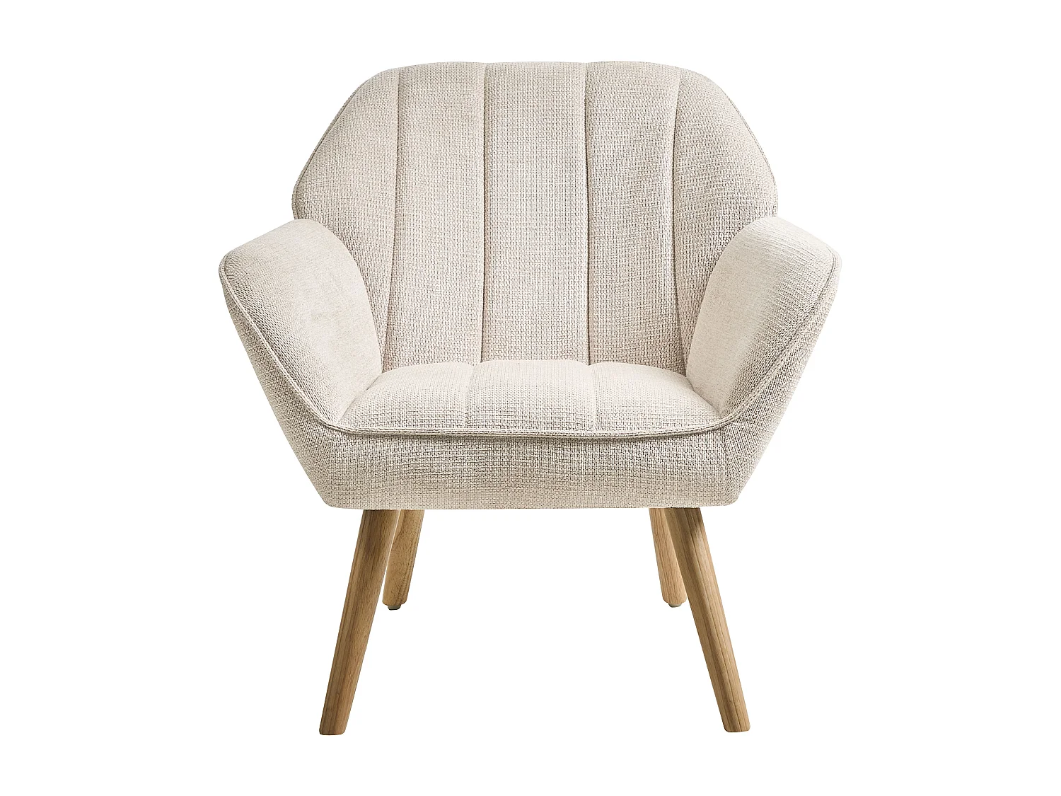 Armchair TORUD Fabric Light Beige