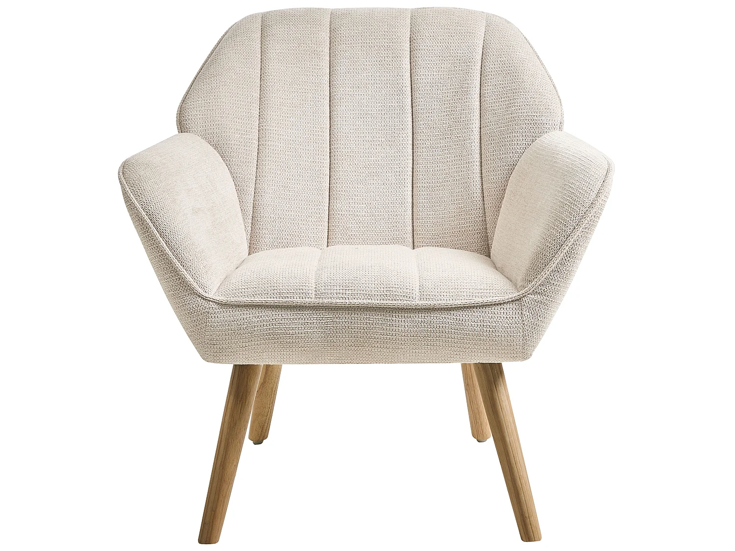 Armchair TORUD Fabric Light Beige