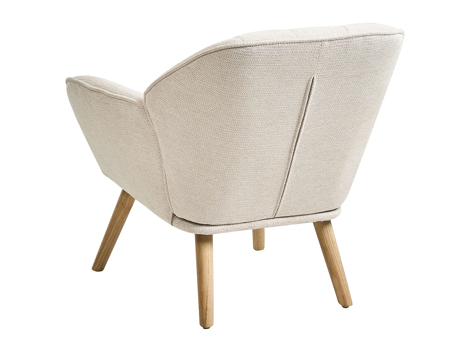Armchair TORUD Fabric Light Beige