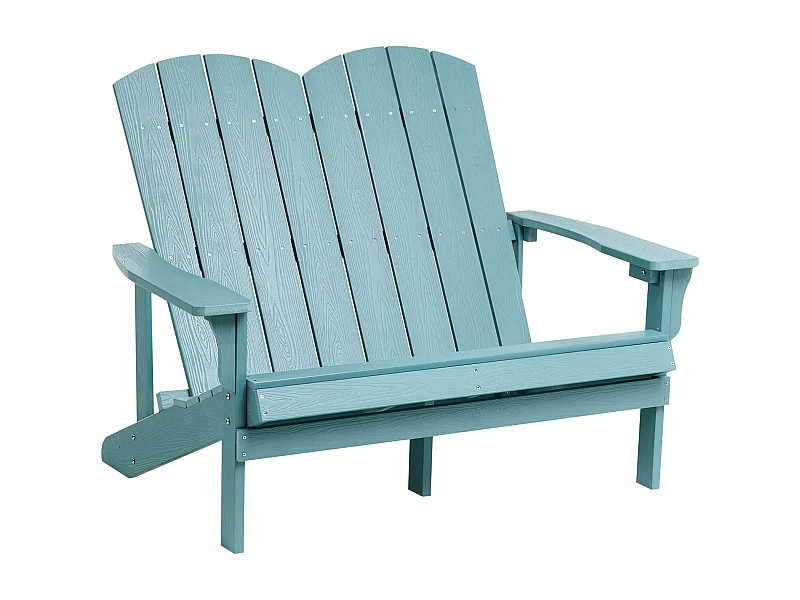Banc de jardin ADIRONDACK 125 cm Bleu clair