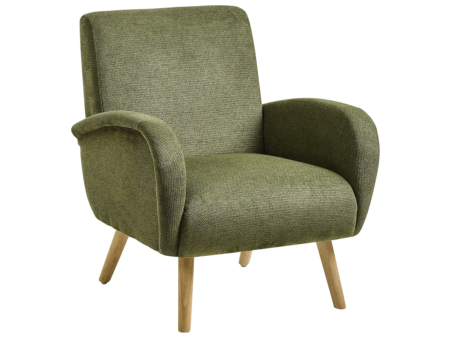 Armchair PLASSEN Fabric Green