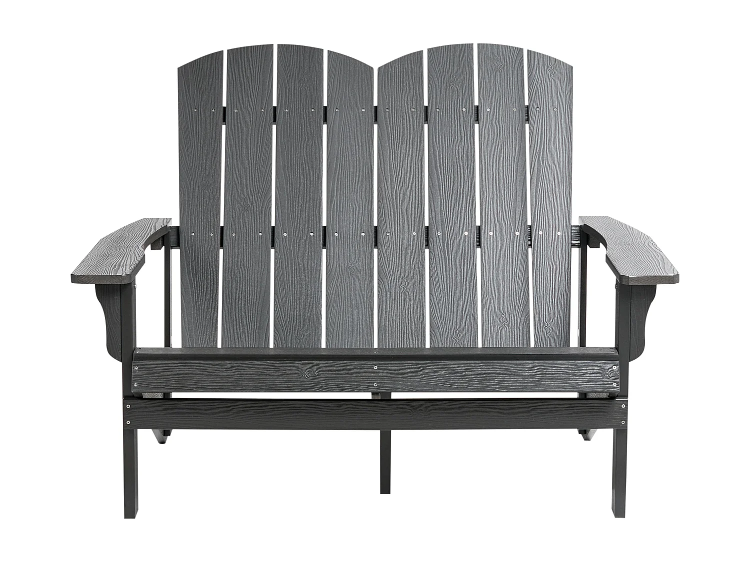 Banc de jardin ADIRONDACK 125 cm Gris foncé