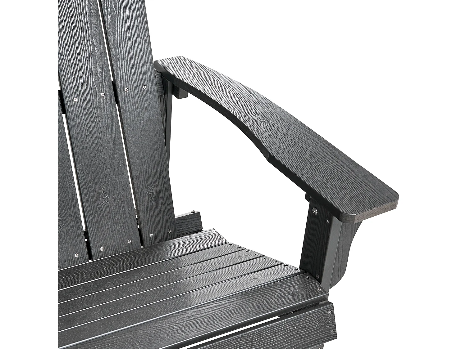 Banc de jardin ADIRONDACK 125 cm Gris foncé