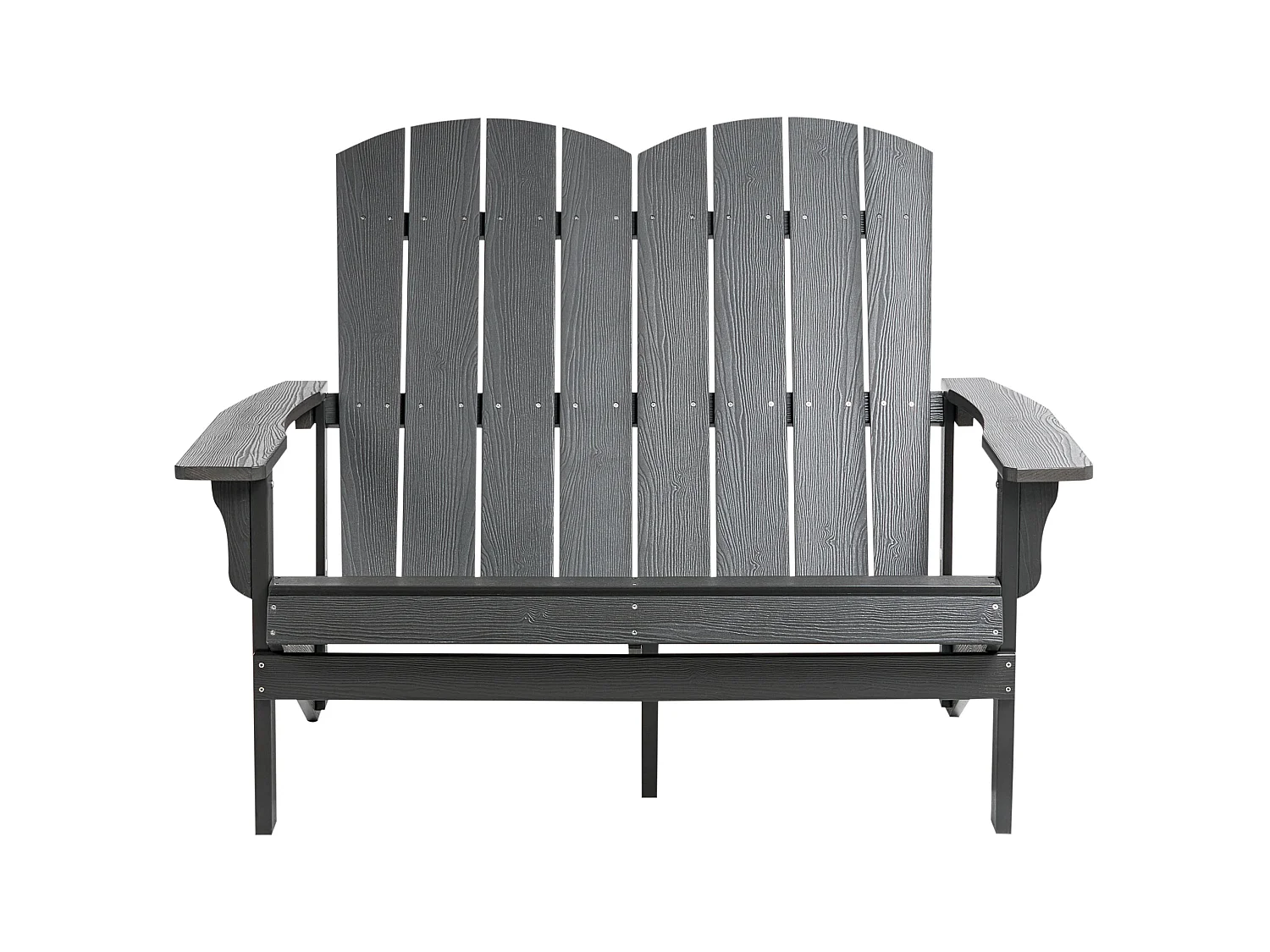 Banc de jardin ADIRONDACK 125 cm Gris foncé