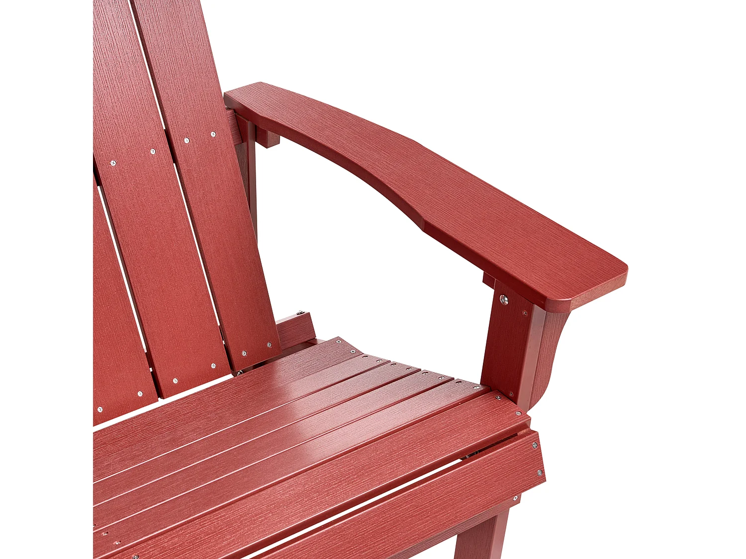 Banc de jardin ADIRONDACK 125 cm Rouge