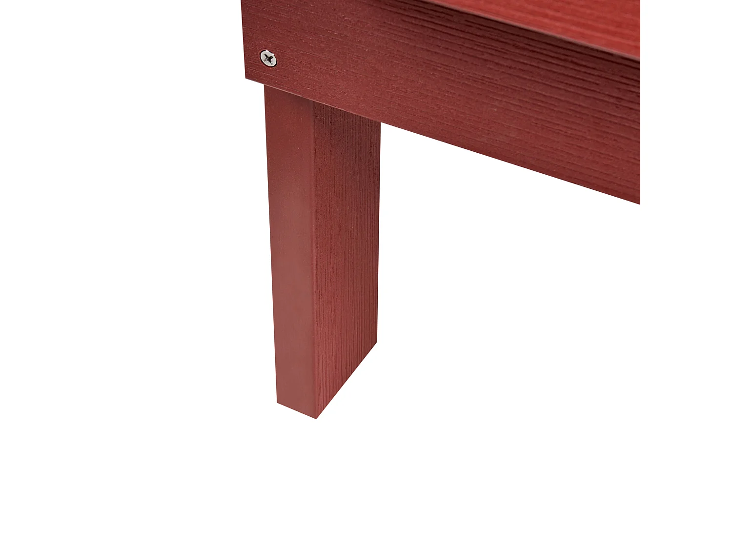 Banc de jardin ADIRONDACK 125 cm Rouge