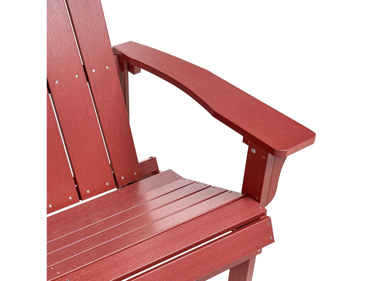 Banc de jardin ADIRONDACK 125 cm Rouge