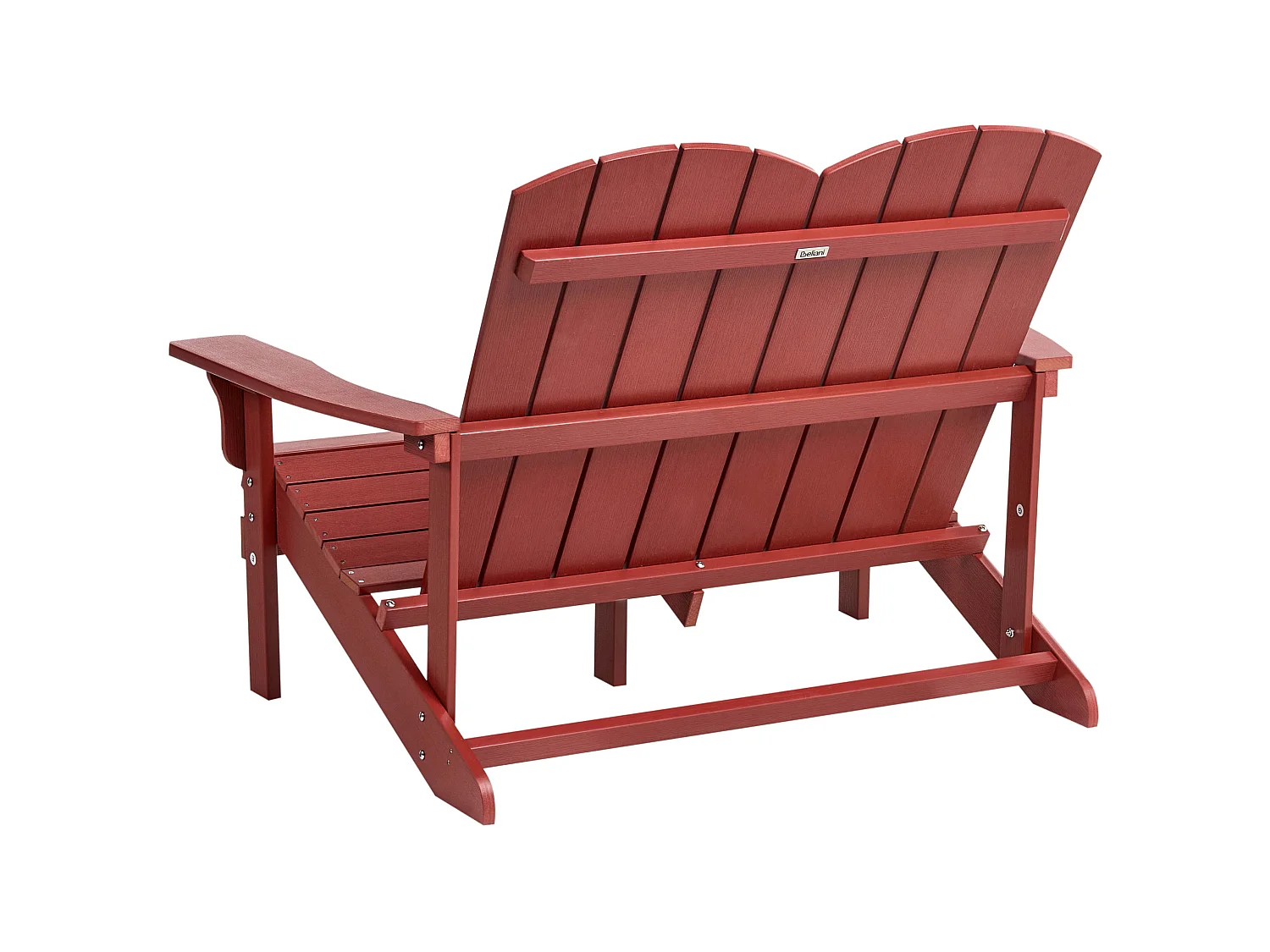 Banc de jardin ADIRONDACK 125 cm Rouge