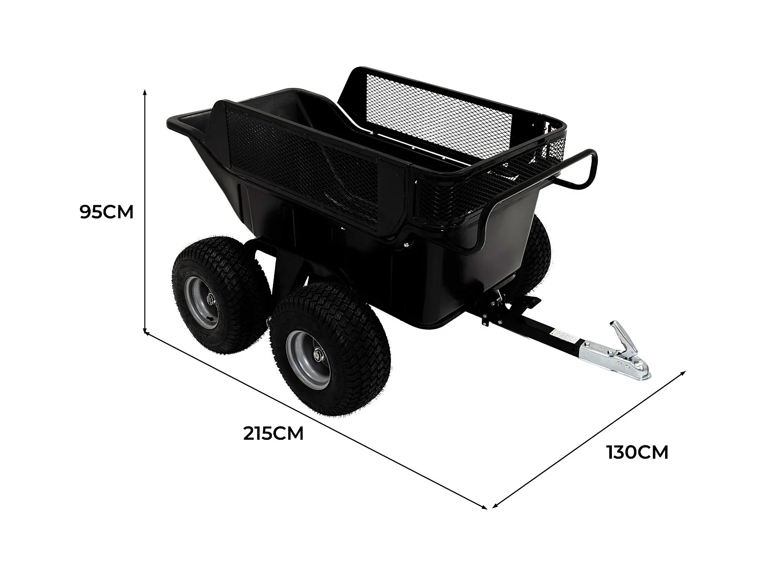 ATV Trailer met Kantelfunctie - 4 Wielen