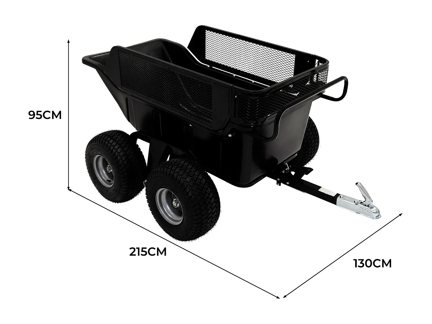 ATV Trailer met Kantelfunctie - 4 Wielen