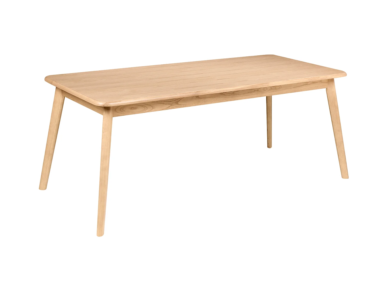 Table de repas KEHO Chêne clair 200 cm 90 cm