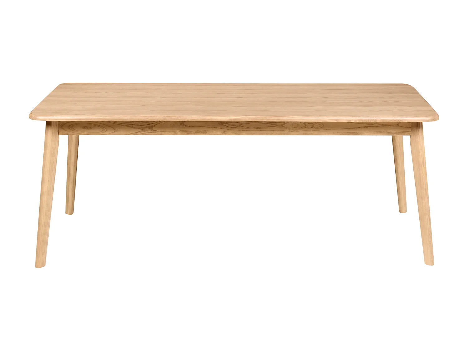 Table de repas KEHO Chêne clair 200 cm 90 cm