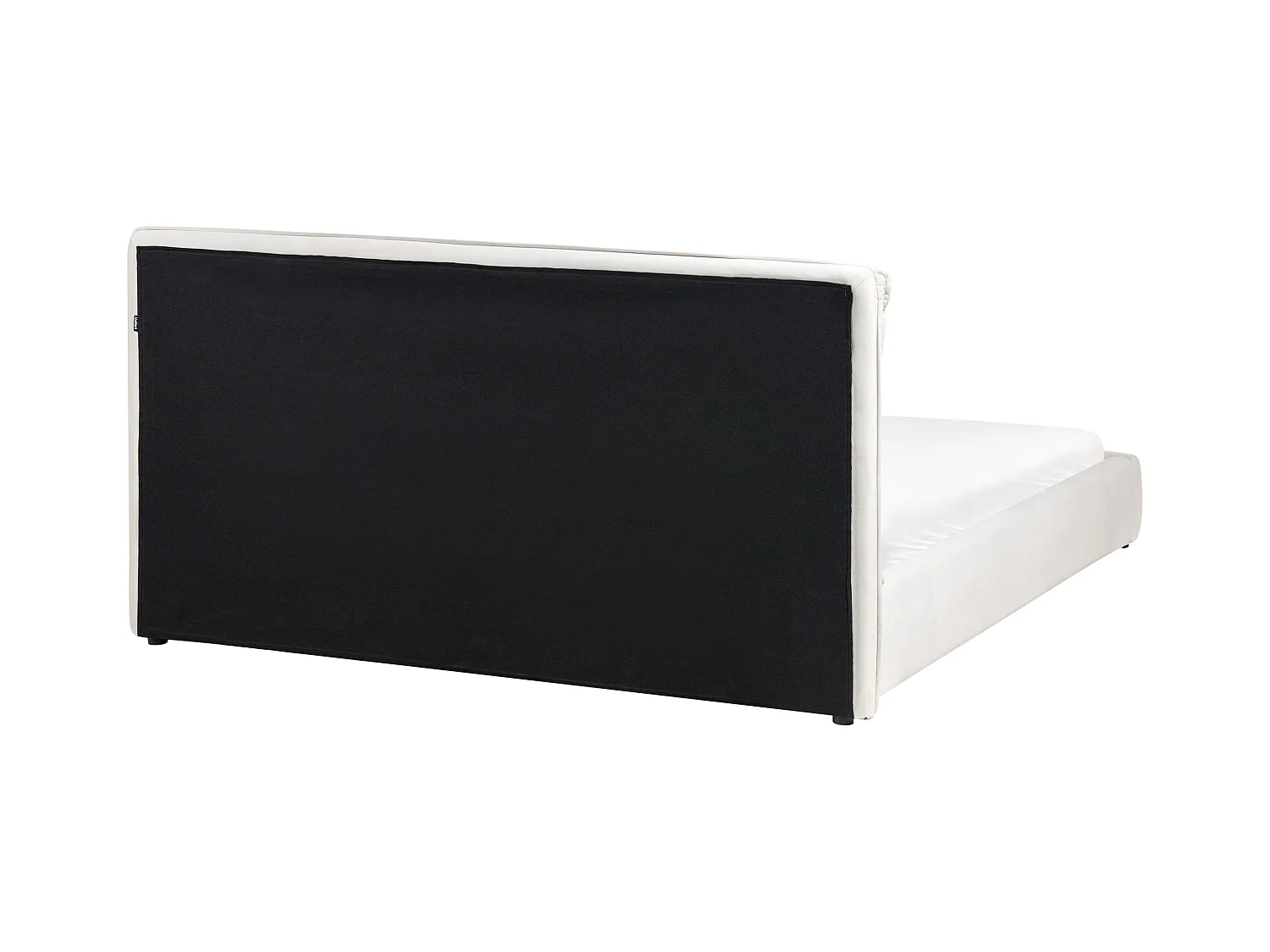 Lit à eau Tissu BAJONNA 160 x 200 cm Beige clair