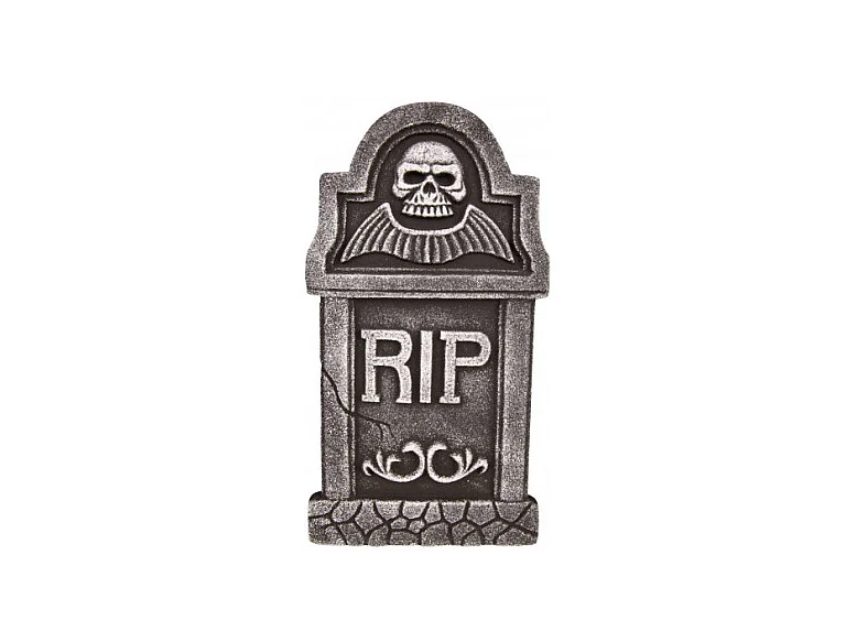 Tombe RIP Noire (20 x 12 x 25 cm) en Mousse