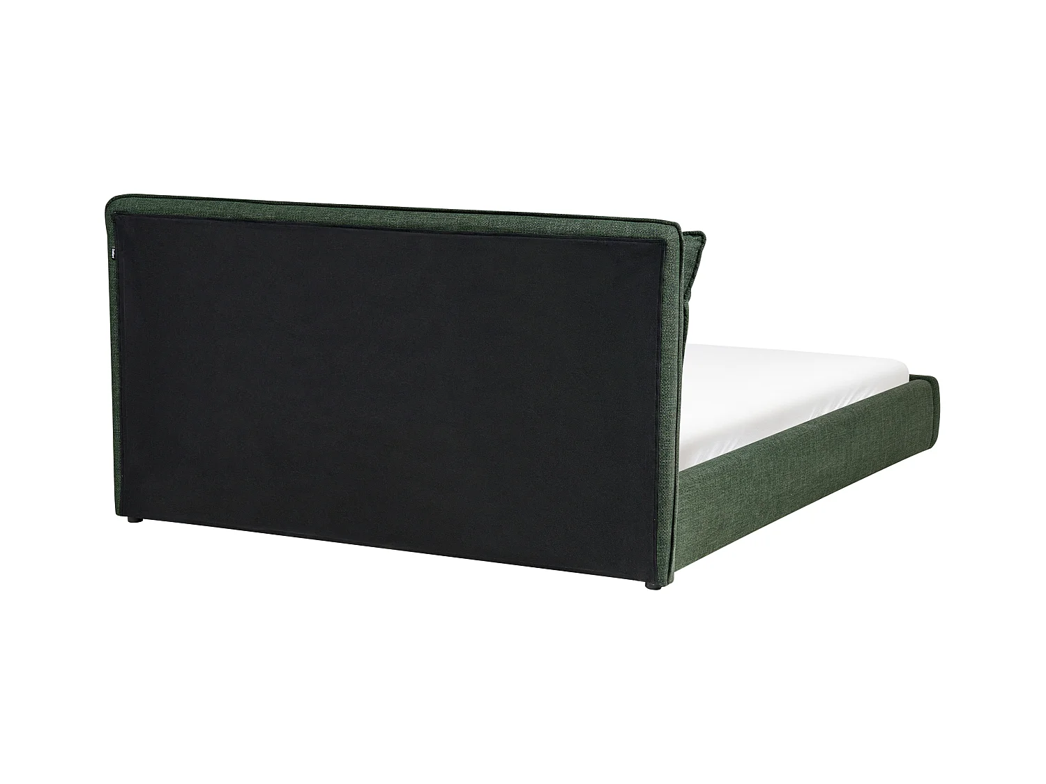 Lit à eau Tissu BAJONNA 160 x 200 cm Vert foncé