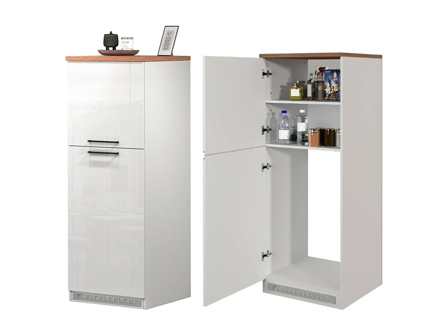 Cuisine Complète Armend, Modulable Made in Italy, Blanc Brillant