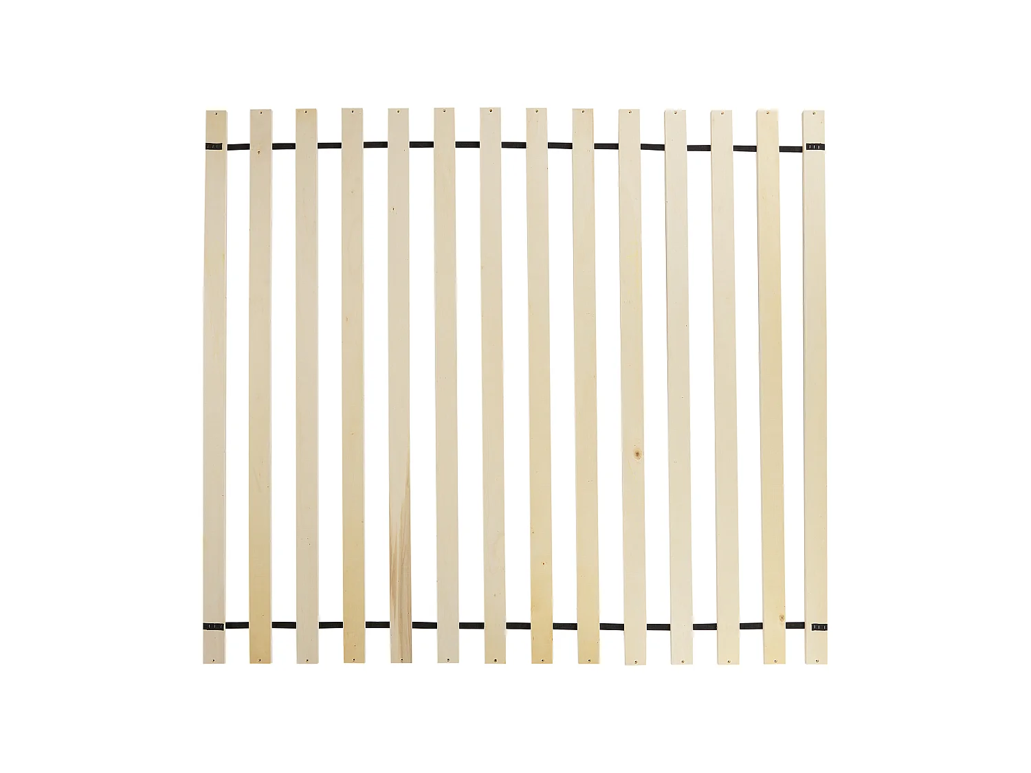 Bed Rattan BOUSSICOURT 160 x 200 cm (EU King Size) Light Brown