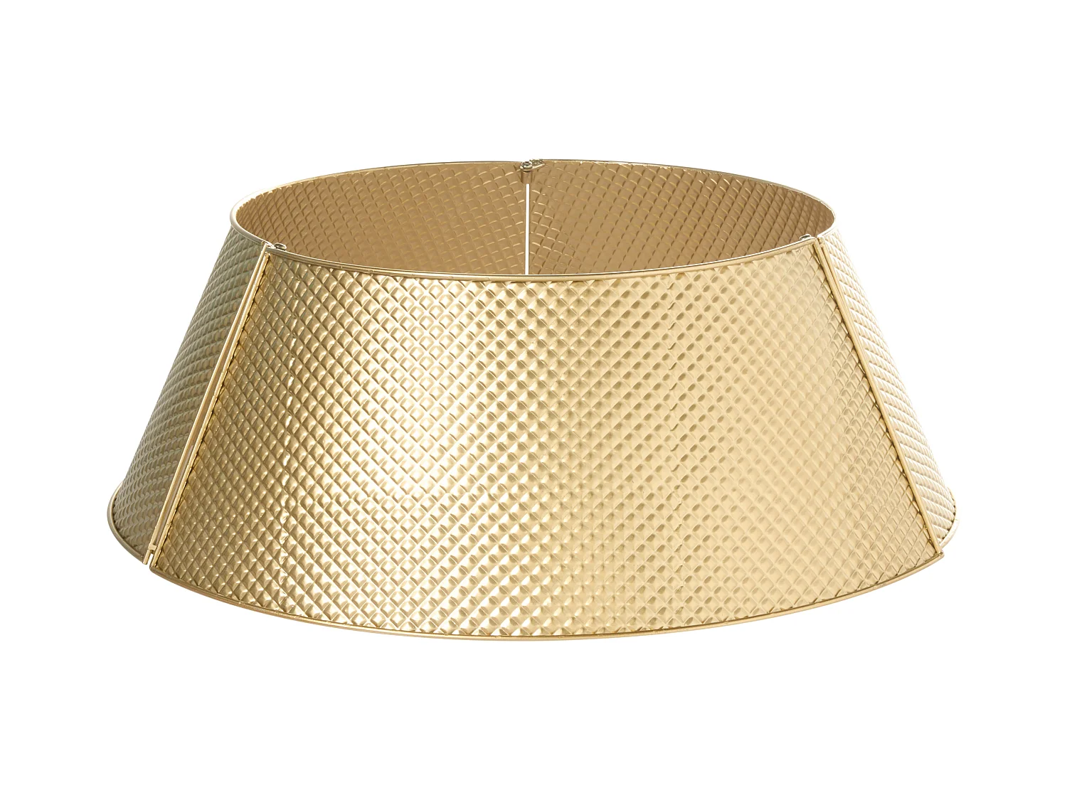 Jupe de sapin de Noël LAPUA Métal Doré 64 cm