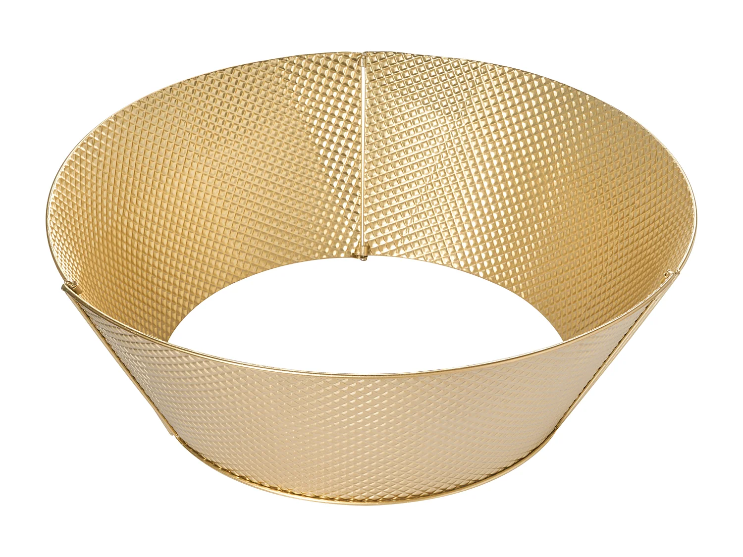 Jupe de sapin de Noël LAPUA Métal Doré 64 cm