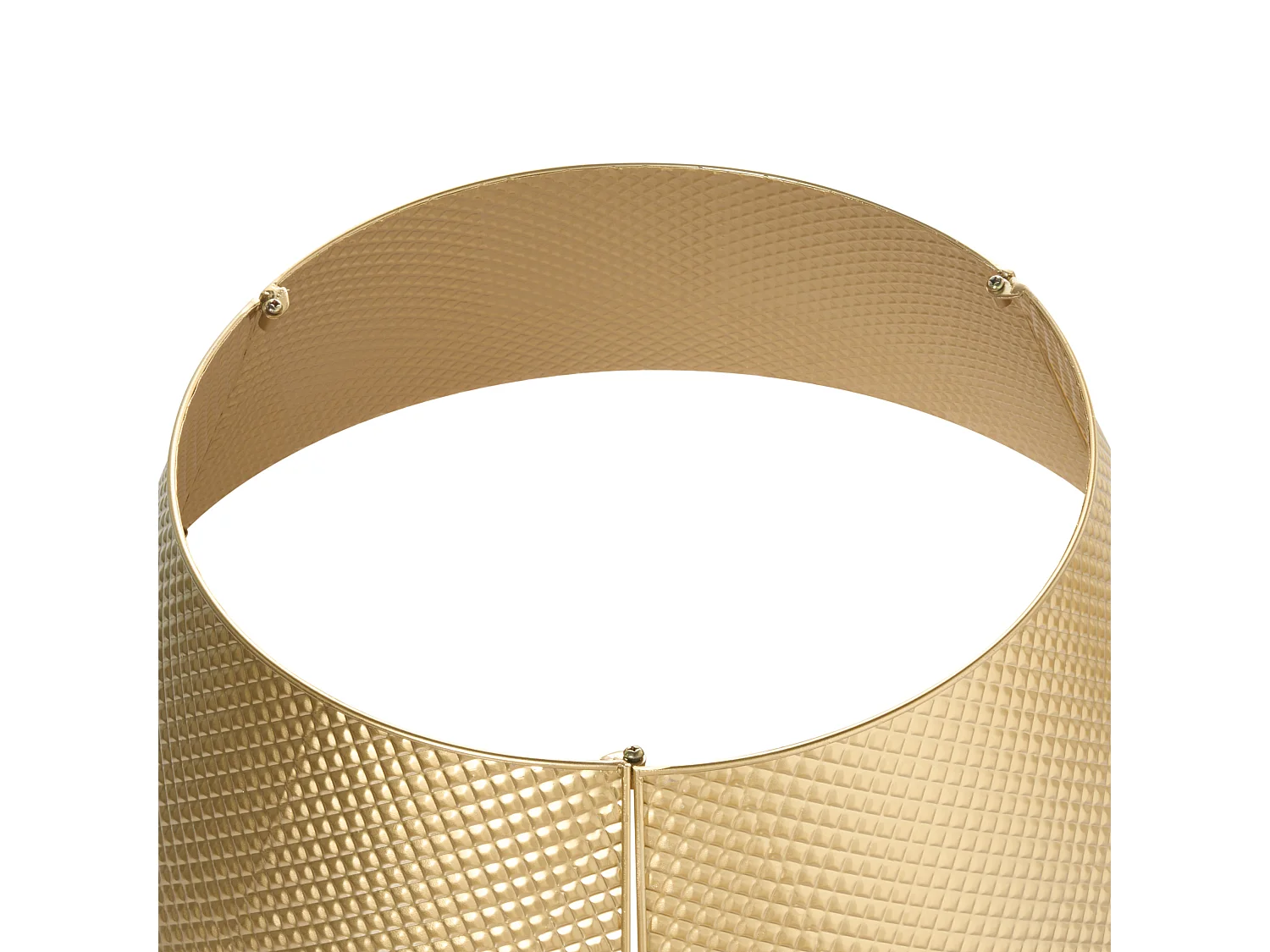 Jupe de sapin de Noël LAPUA Métal Doré 64 cm