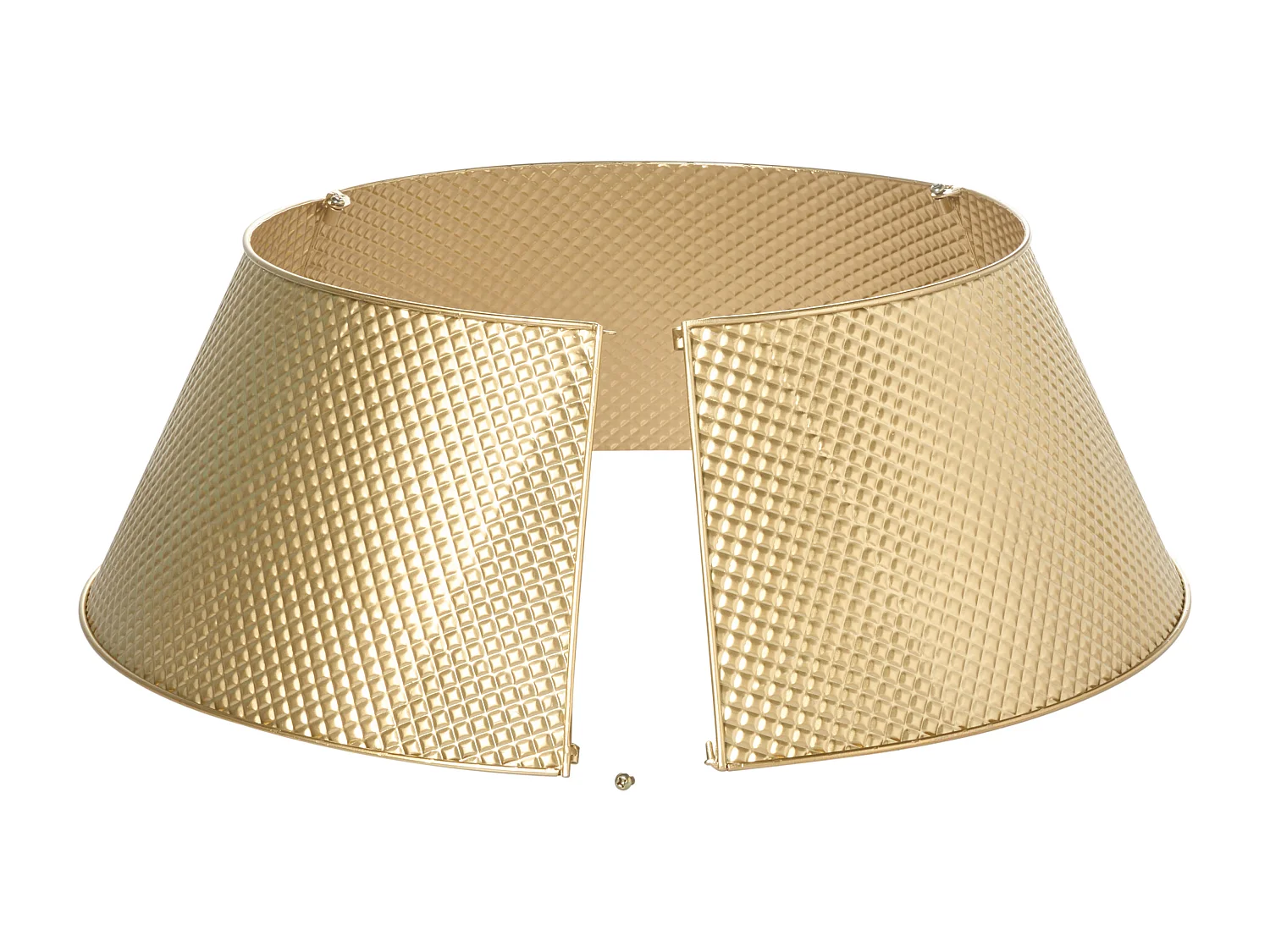 Jupe de sapin de Noël LAPUA Métal Doré 64 cm