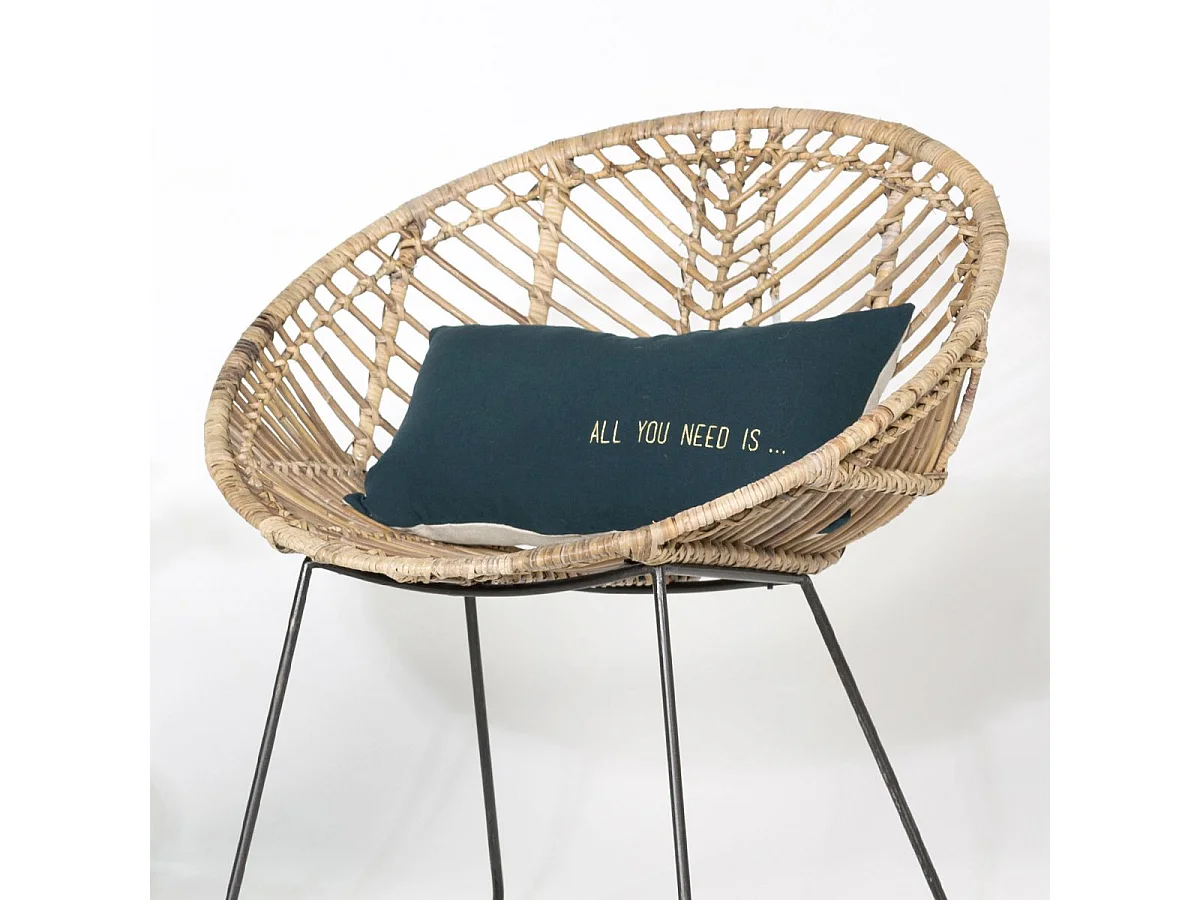 Fauteuil rond en rotin Moka