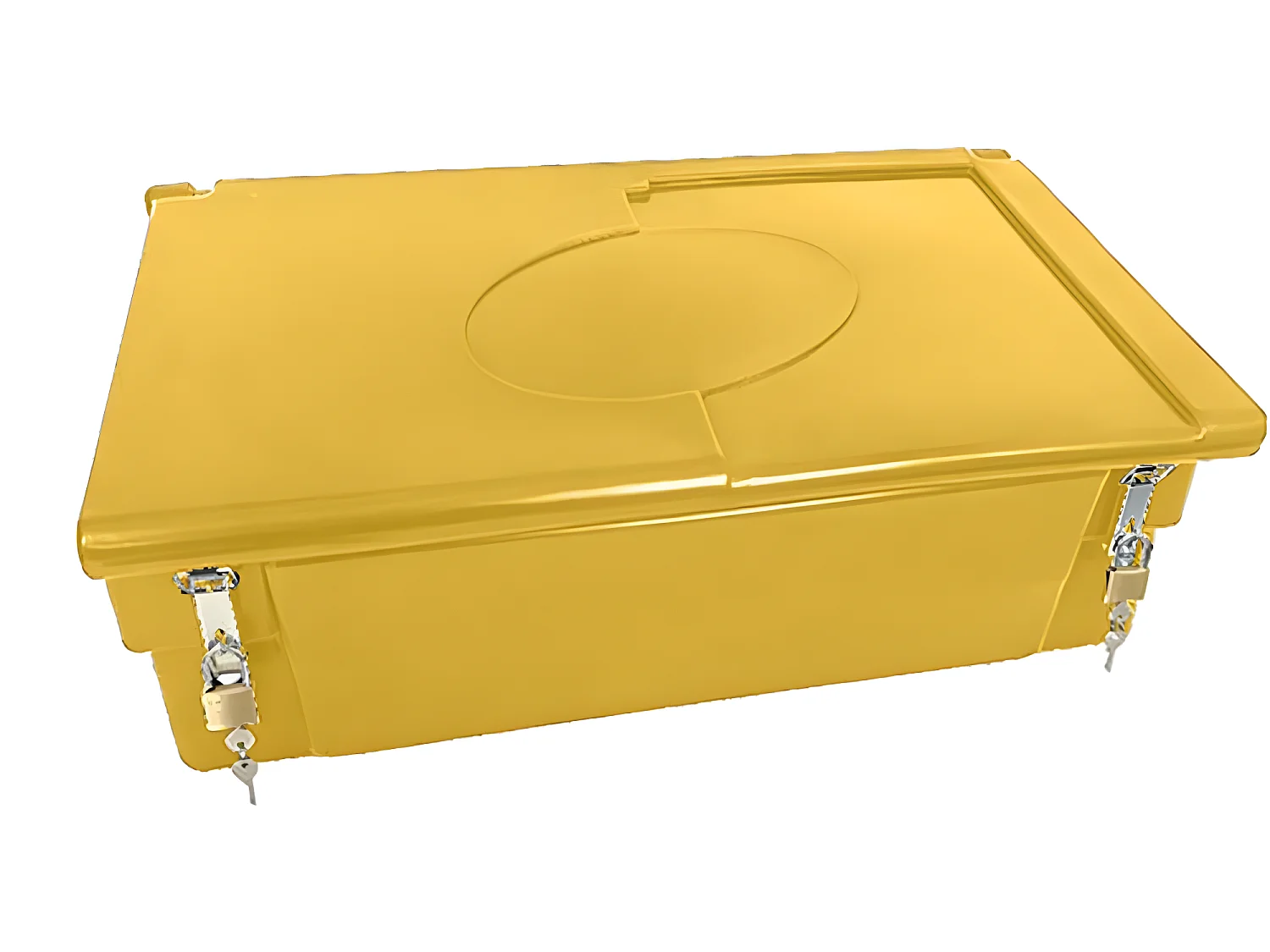 Coffre De Jardin 100l Avec Grenouillères Et Cadenas