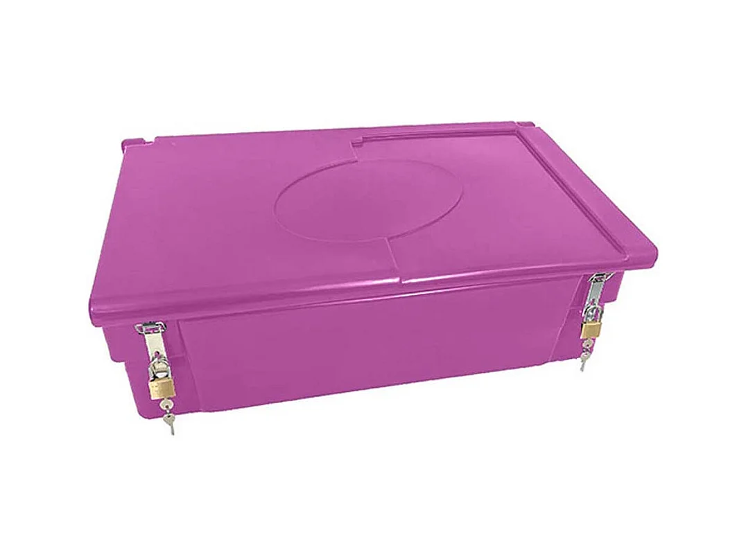 Coffre De Jardin 100l Avec Grenouillères Et Cadenas