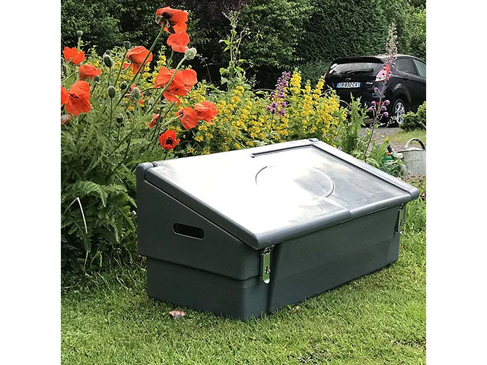 Coffre De Jardin 100l Avec Grenouillères Cadenassables