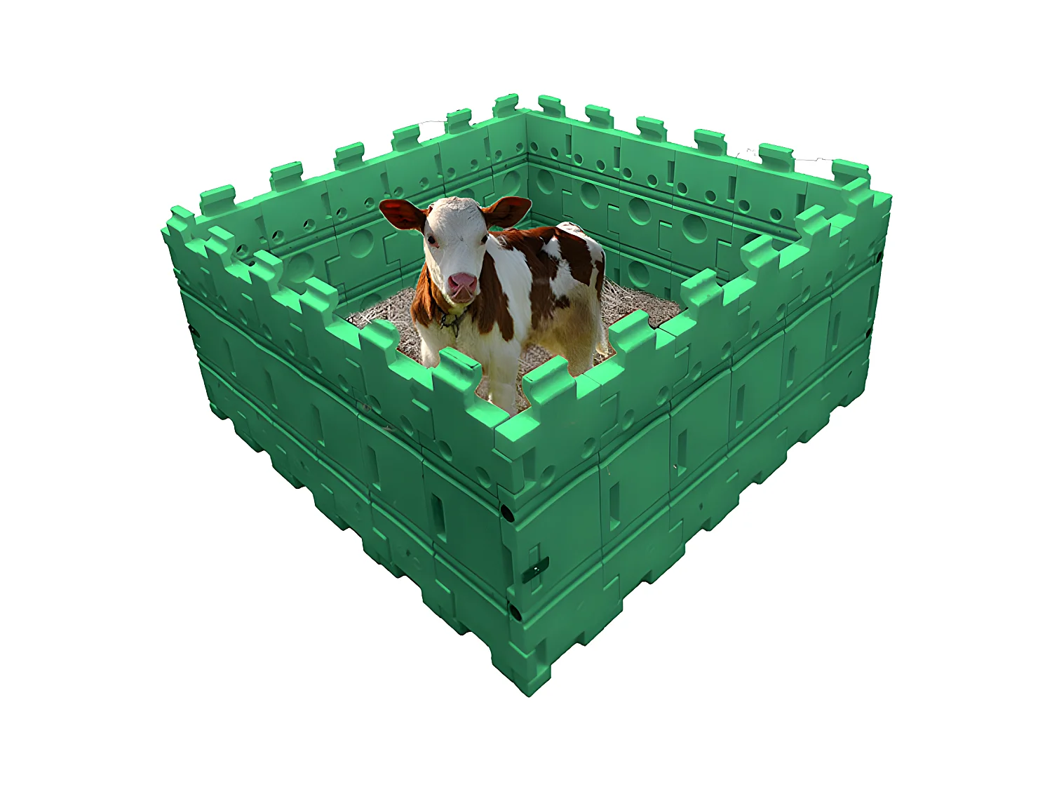 Enclos Pour Animaux- Kit 8 2x2x0,65 M