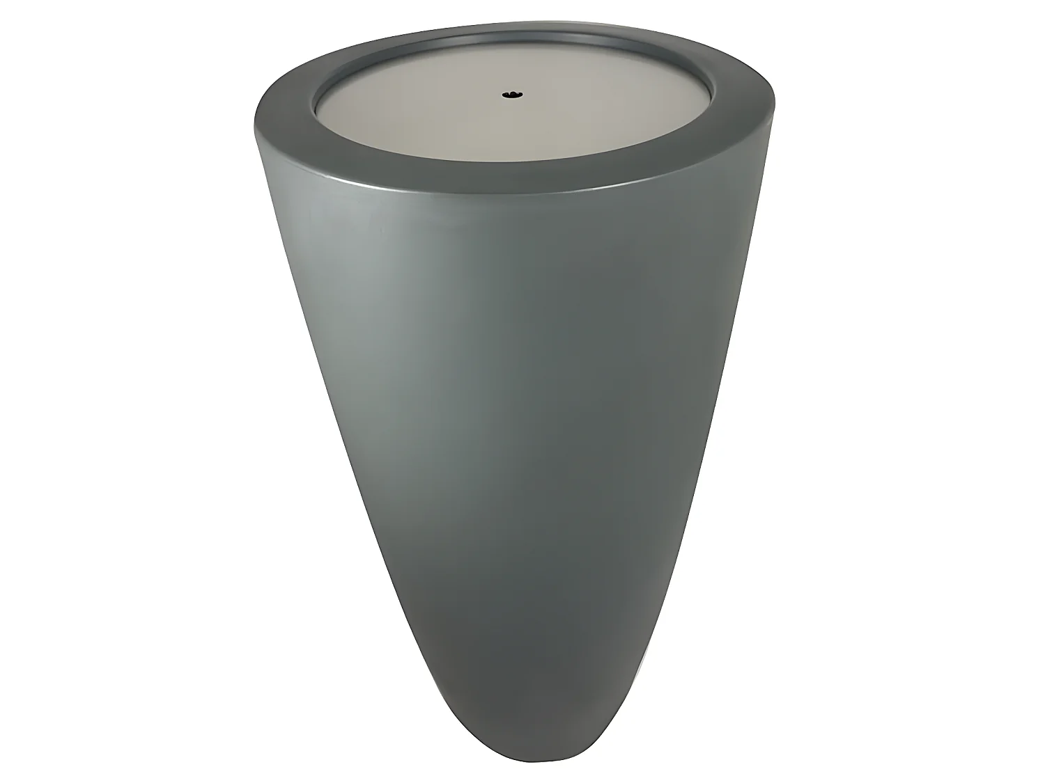 Pot Conique 3 En 1pot De Fleurs- Mange Debout-seau A Champagne Dessus Inox