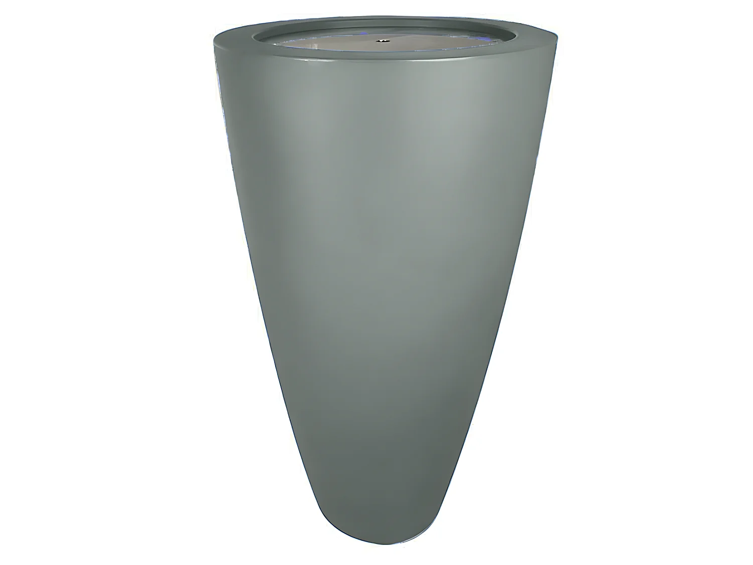 Pot Conique 3 En 1pot De Fleurs- Mange Debout-seau A Champagne Dessus Inox