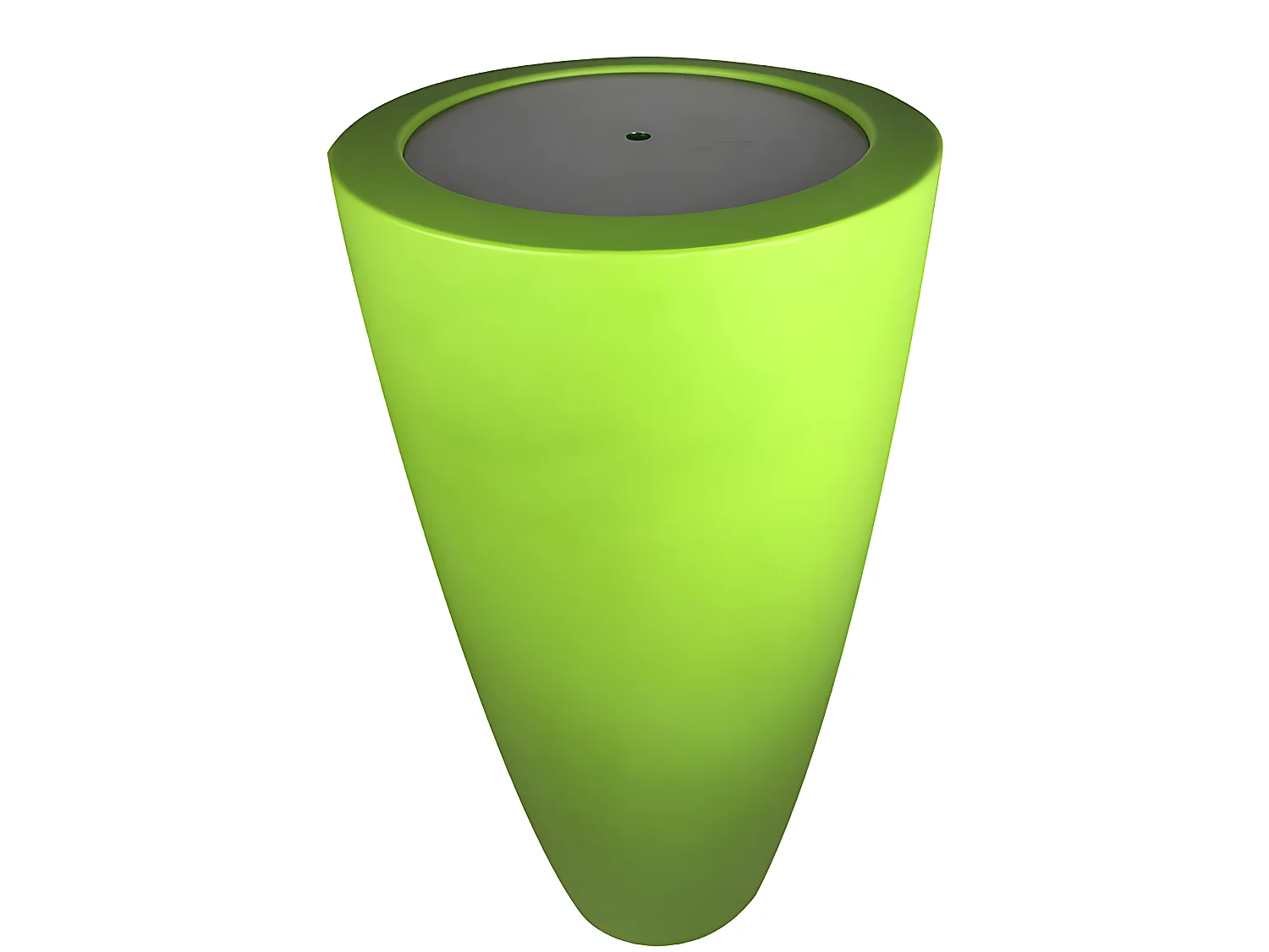 Pot Conique 3 En 1pot De Fleurs- Mange Debout-seau A Champagne Dessus Inox