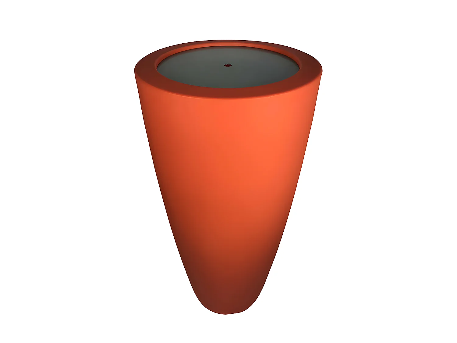 Pot Conique 3 En 1pot De Fleurs- Mange Debout-seau A Champagne Dessus Inox
