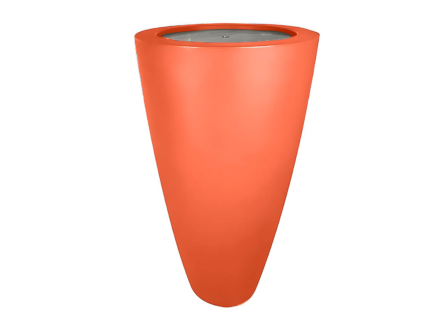 Pot Conique 3 En 1pot De Fleurs- Mange Debout-seau A Champagne Dessus Inox