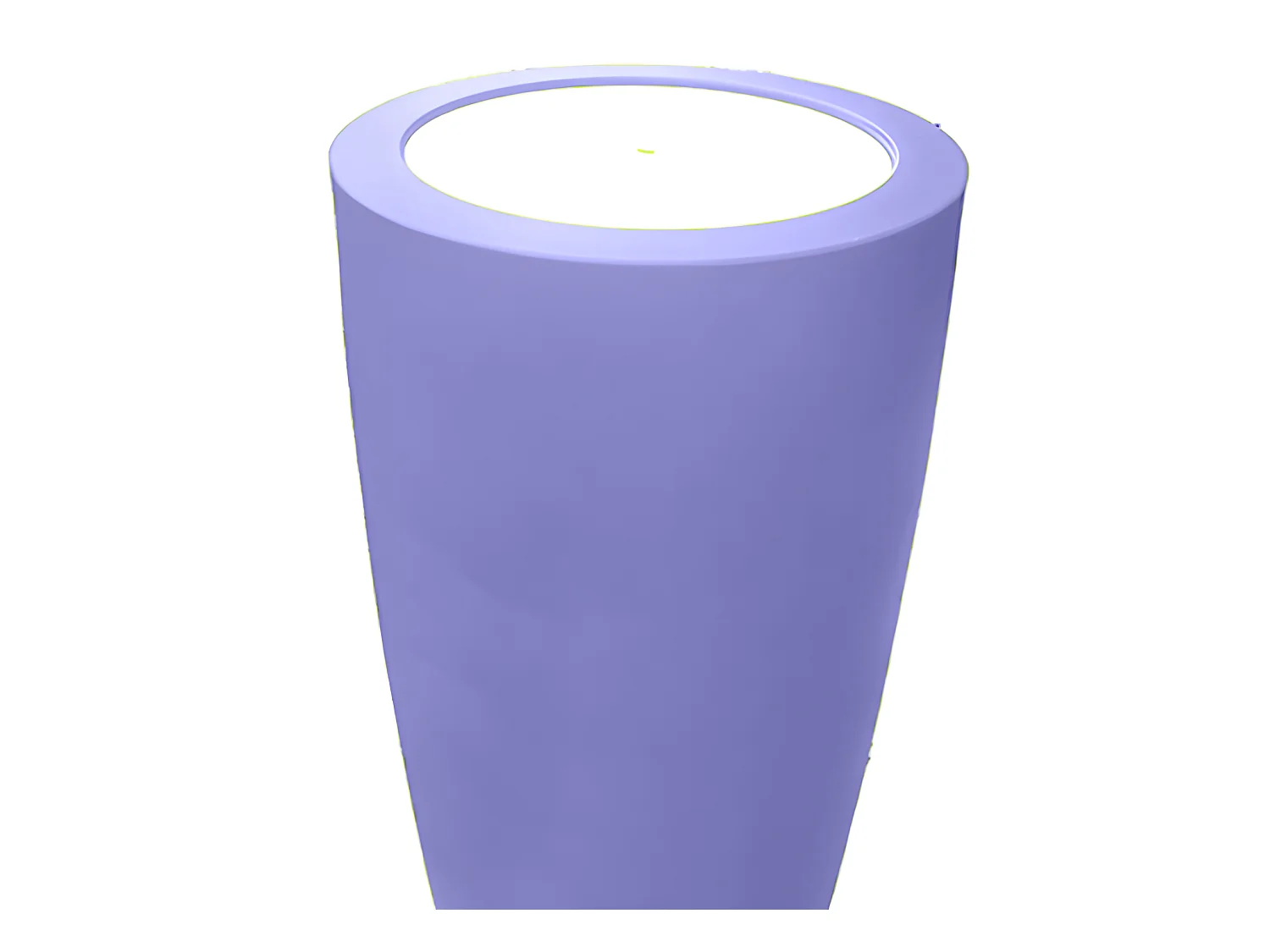 Pot Conique 3 En 1 Pot De Fleurs-mange Debout-seau à Champagne Dessus Polyéthylène Blanc