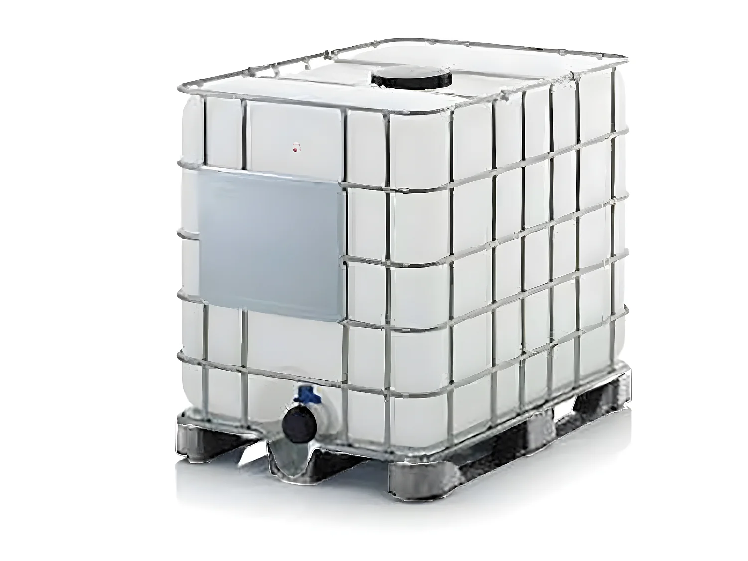 Cuve De Stockage 1000l Ibc Poche Rénovée Grillage Translucide Pour Liquides Hors Carburants