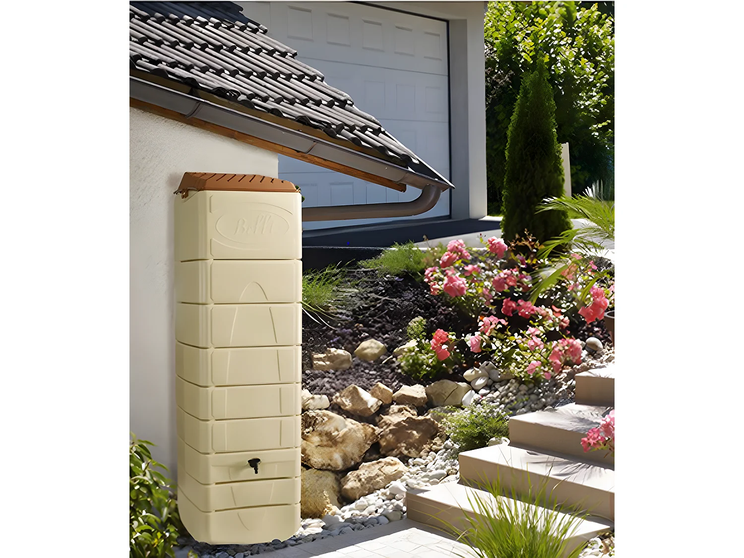 Récupérateur D'eau Mural 650l