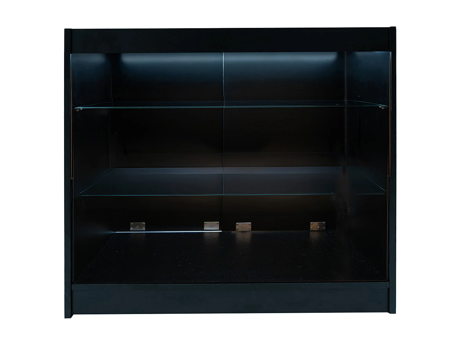 Set Mostradores Comerciales con Luz LED "ASTRO"  LM60 + 2xK1500 + TB60 – Negro