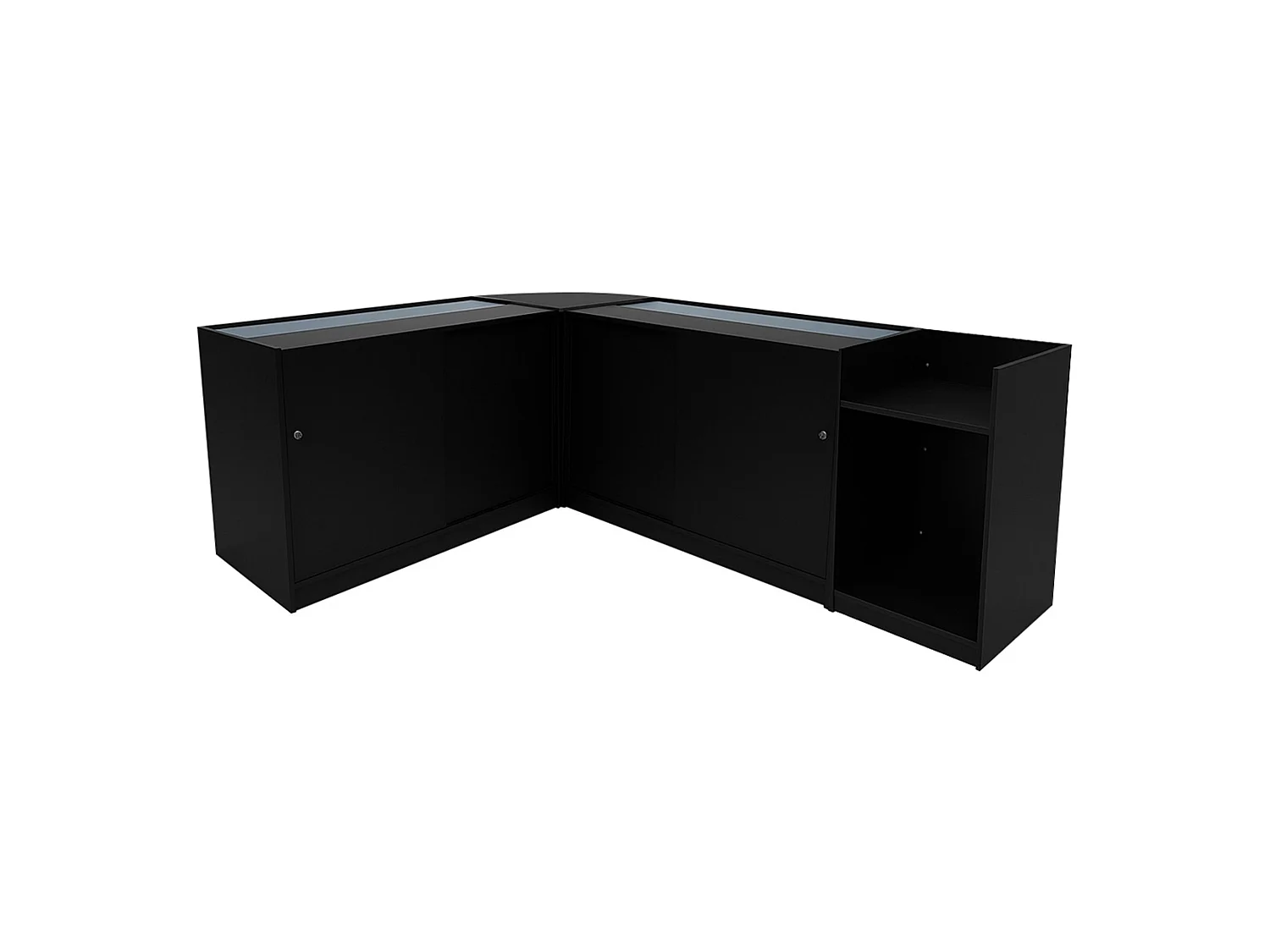 Astro LED-myymälätiskisarja LM60, TB60 ja 2 x K1500 - musta