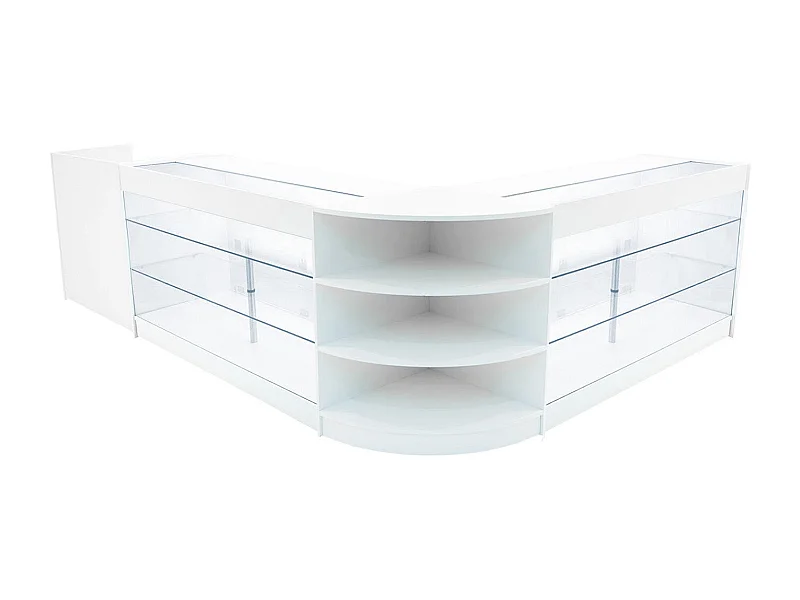 Comptoirs de Vente à LED Ensemble Astro - Blanc CM60, 2 x K1500, TB60