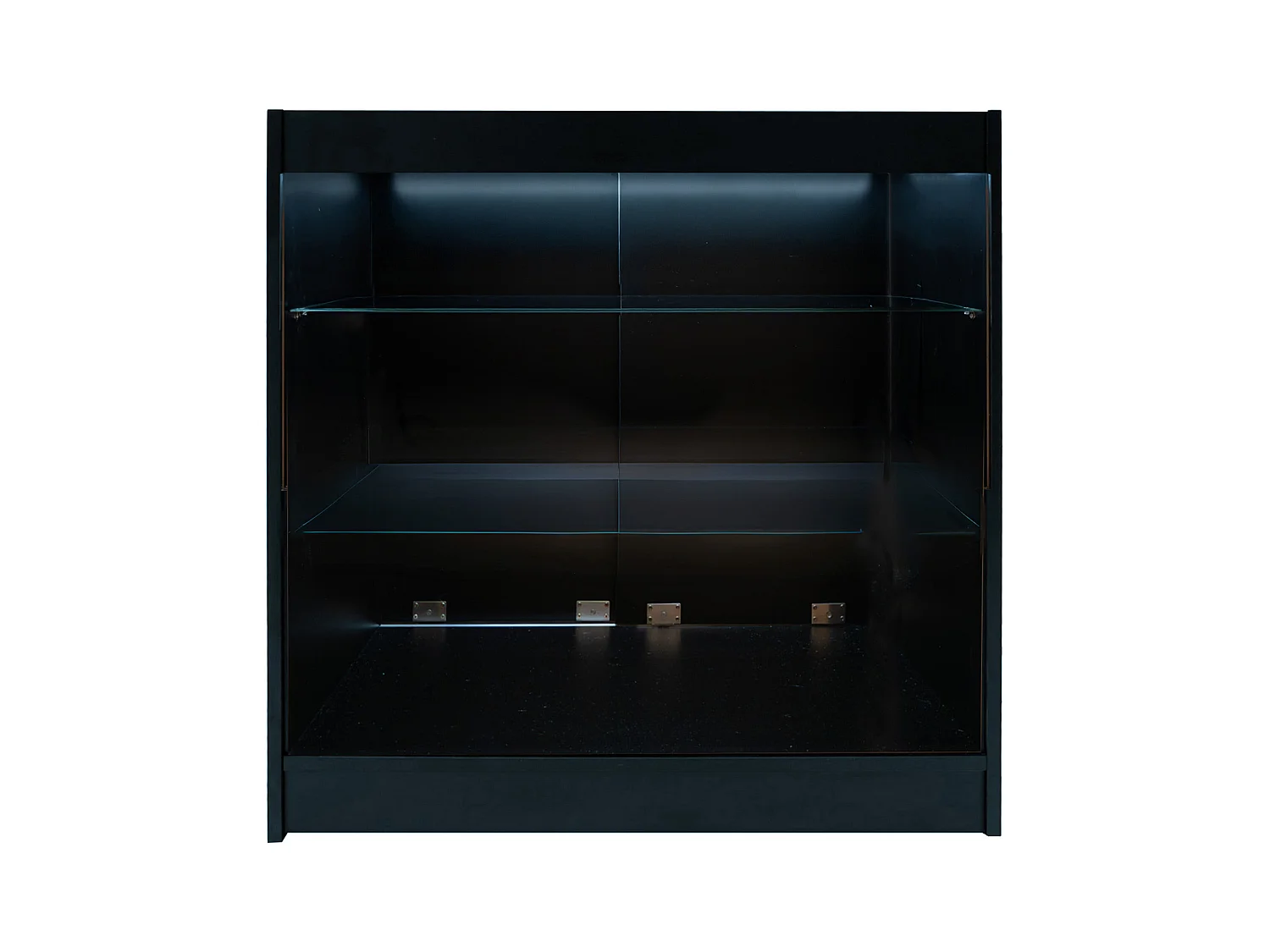 Set Mostradores Comerciales con Luz LED "ASTRO"  LM60 + 2xK900 + TB60 – Negro