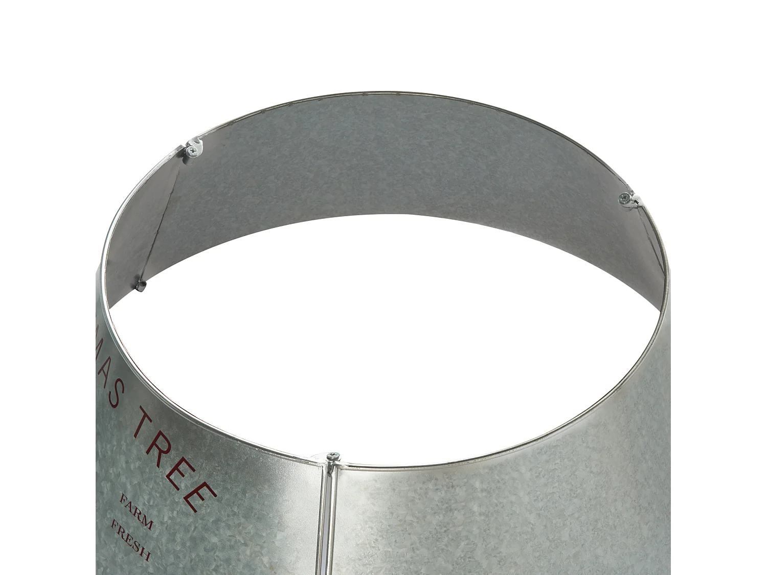 Jupe de sapin de Noël ROVANIEMI Métal Argenté 65 cm