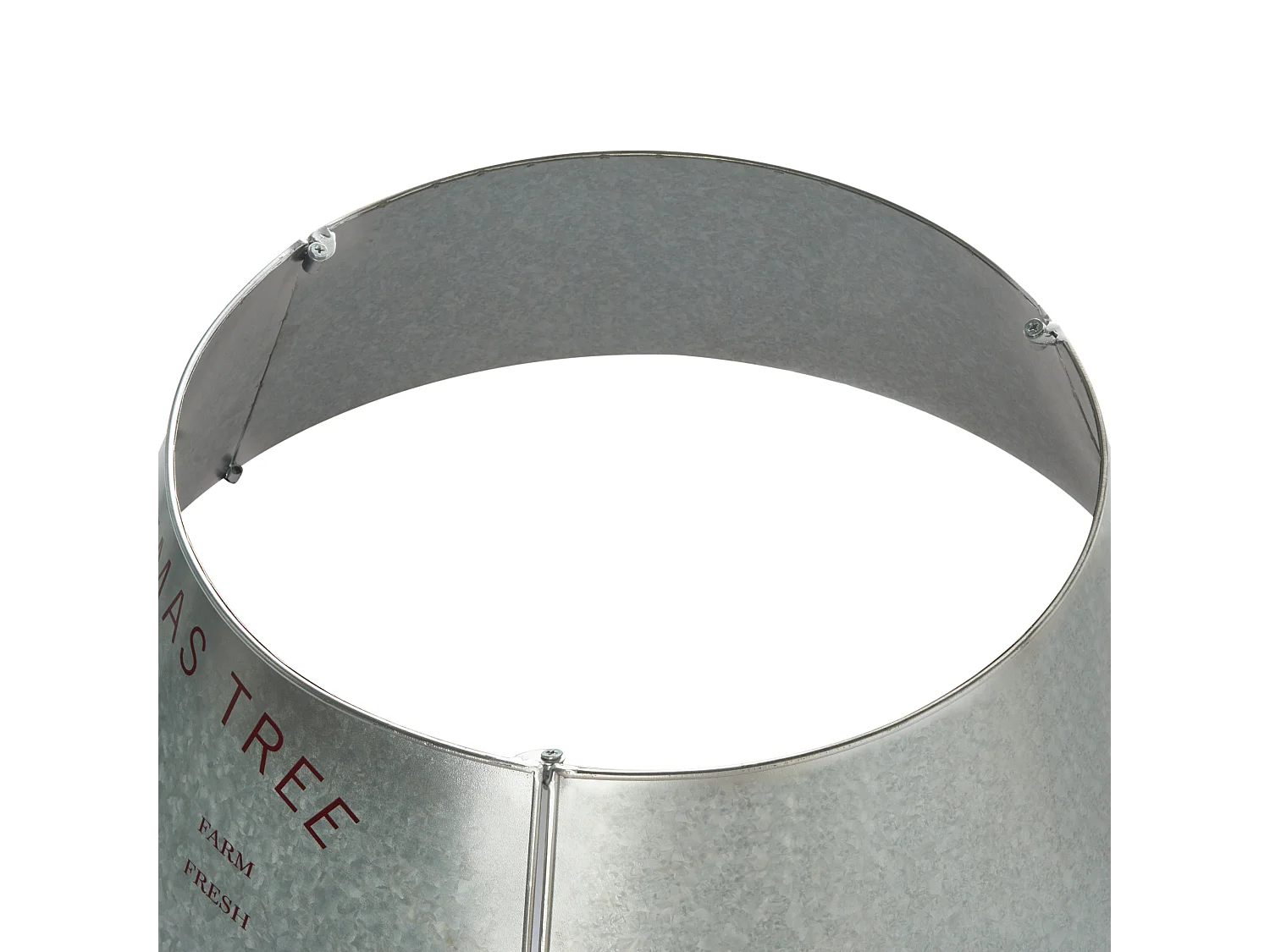 Jupe de sapin de Noël ROVANIEMI Métal Argenté 65 cm