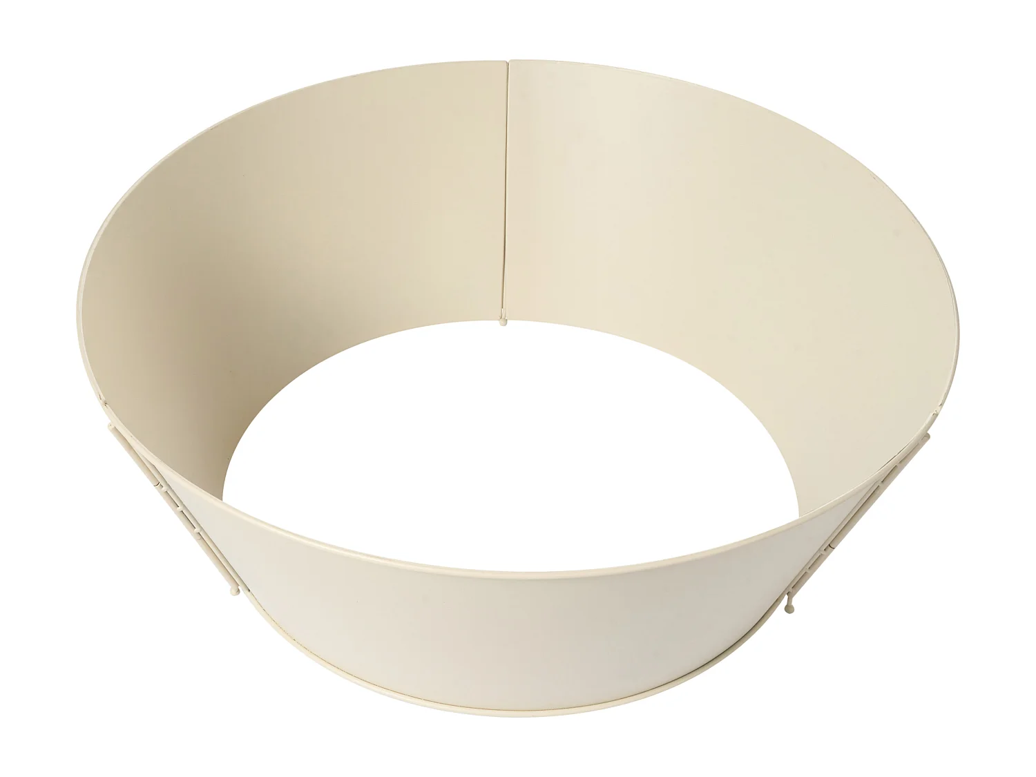 Jupe de sapin de Noël IMATRA Métal Beige 65 cm