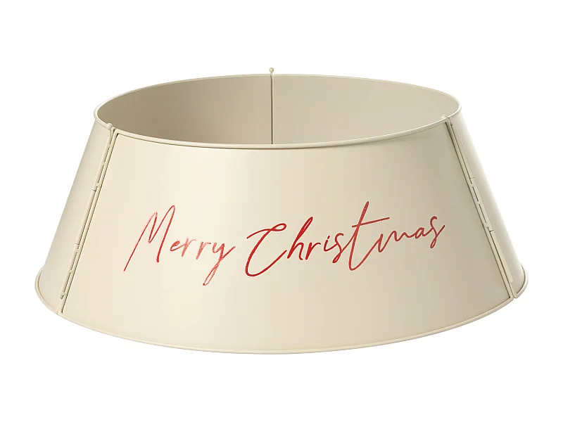 Jupe de sapin de Noël IMATRA Métal Beige 65 cm