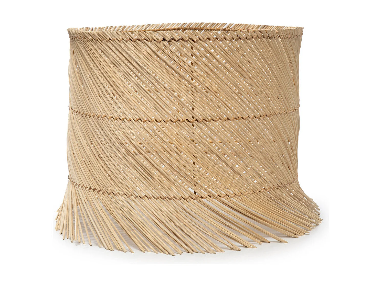 De Rieten Tafellampscherm – Naturel