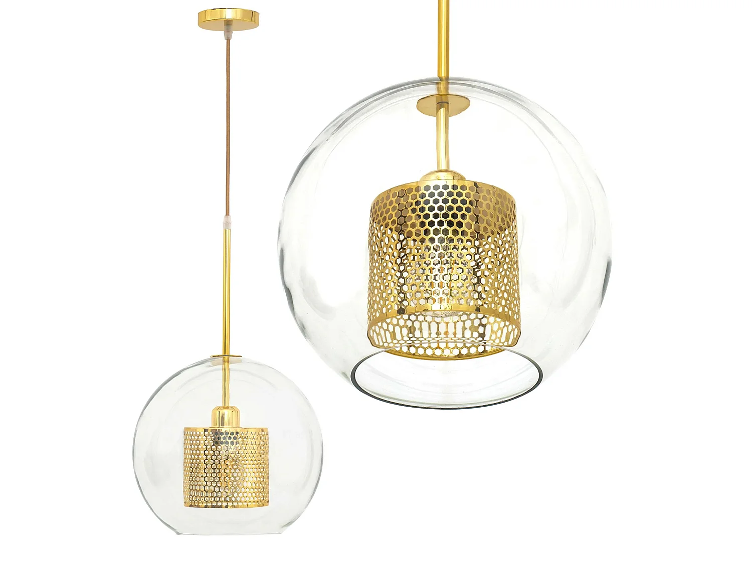Lampe Suspendue Toolight APP555-1CP Gold